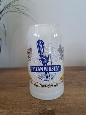 Steam Whistle Oktoberfest Ceramic Beer Stein Collectible Pottery Mugs Drinkware